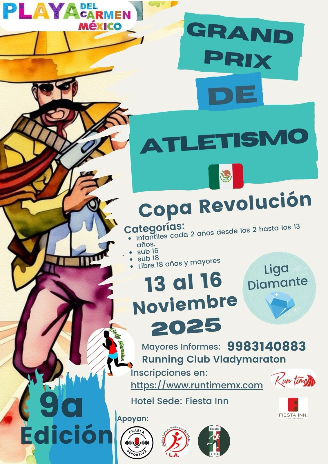 Grand Prix de Atletismo - 9a Edición (Playa del Carmen)