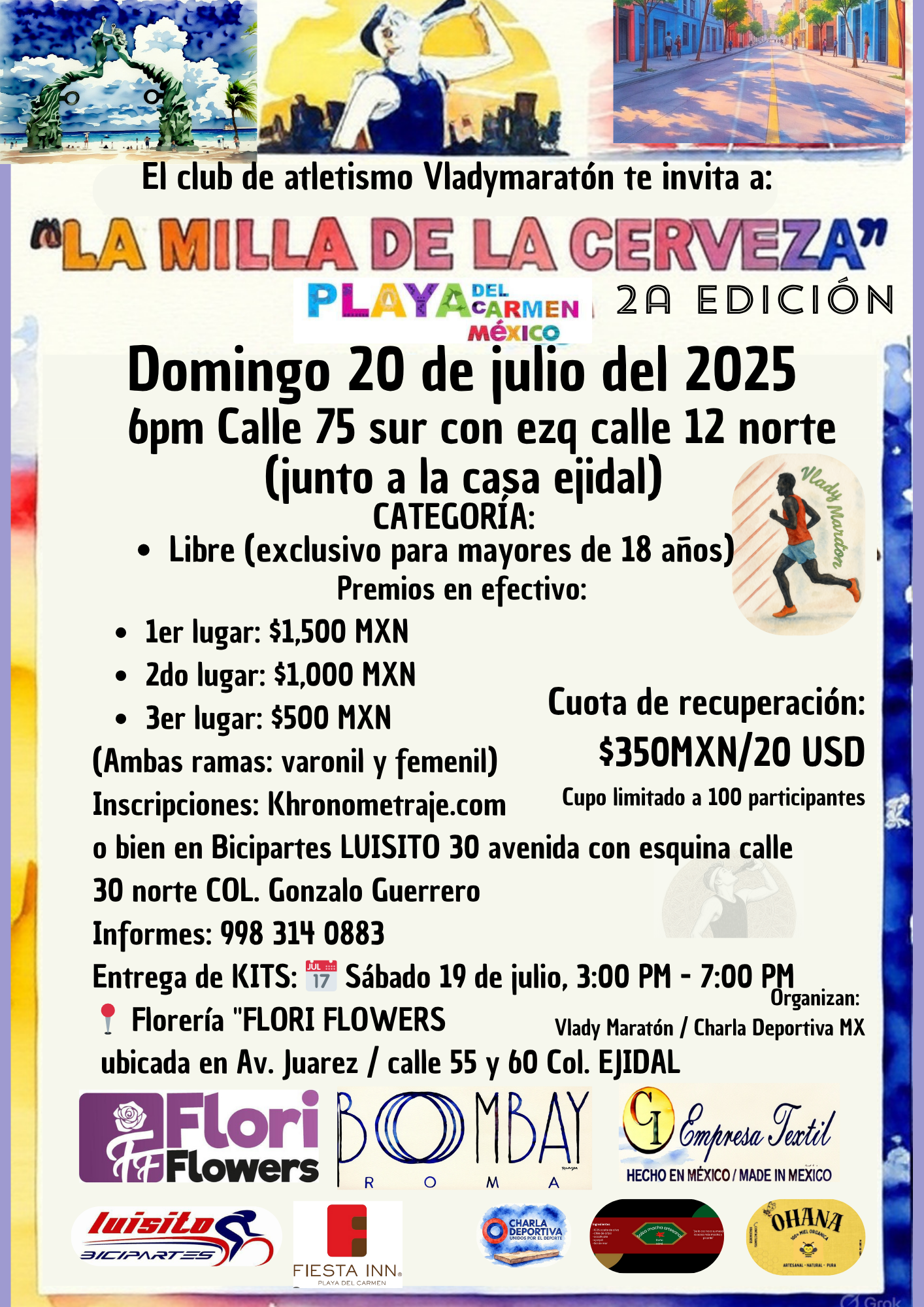 Milla de la Cerveza - Playa del Carmen